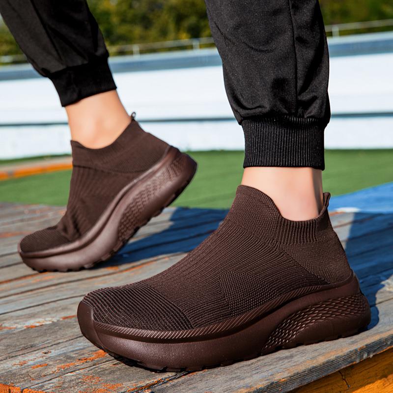 TUINANLE Sneakers per Coppia Punta Larga Rete Traspirante Leggere Scarpe da Passeggio Nere Vestibilità Comoda Tutto il Giorno