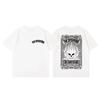 Punk Rock Band Spring Double Sided Print Mne TShirt Fashion Vintage Short Sleeve T Shirts Unisex Unisex Casual Cotton TShirts
