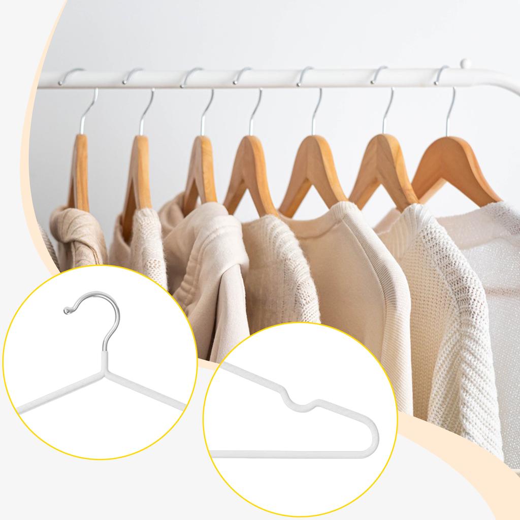 Clothes Hangers Non Marking Garment Organizer Hangers for Home Use Non Slip Drying Metal Thick Storage Bedrooms Wardrobes Adult