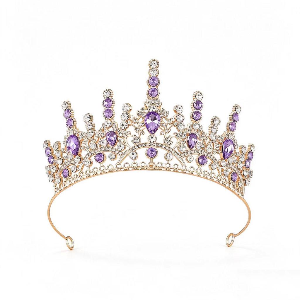 Princess Crystal Crown Headband for 18th Birthday & Formal Events