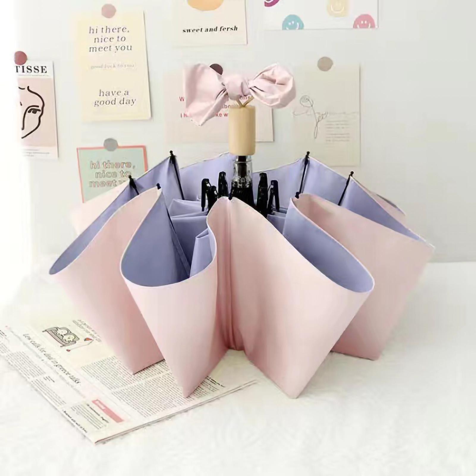 

Складной зонт от солнца с УФ-блокировкой, чистый цвет, черный резиновый солнцезащитный зонт для дождя или солнца, белый розовый/фиолетовый