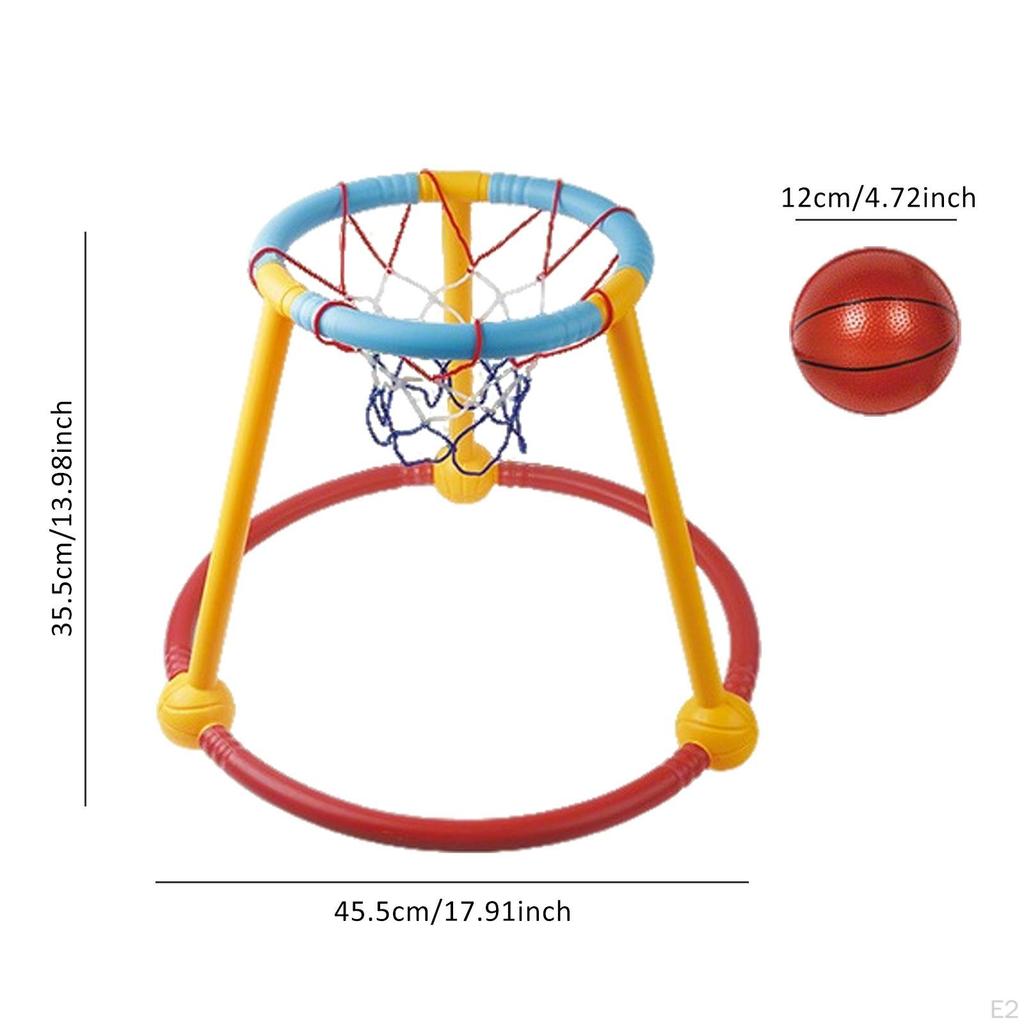 2x Floating Pool Basketball Hoops Summer Games Toys Play Fun Exercise Playing Gift with