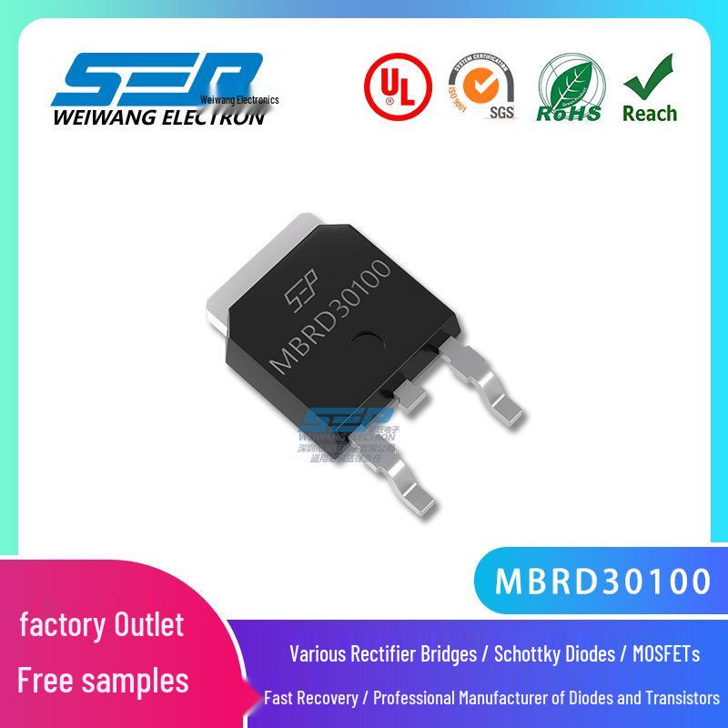 

SEP MBRD30100 TO-252 30A 100V Surface Mount Schottky Diode