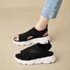 Sports Sandals Female Casual Student Ins Muffin Thick-soled Fly-woven Mesh Beach Shoes Female
