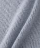Sseomweeobeoteo Mohair Letter Long Sleeve Knit - Light Blue