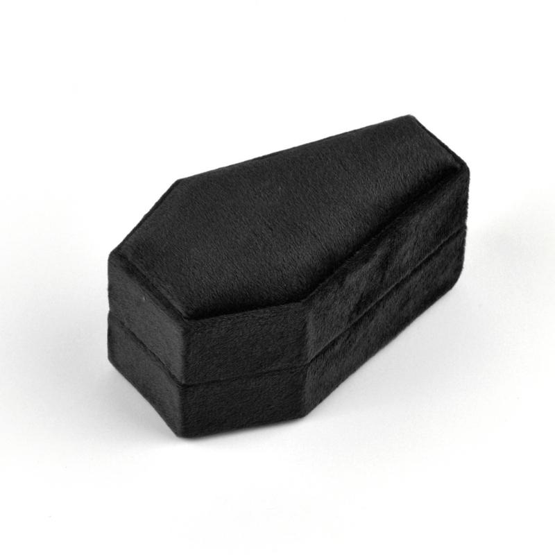 High-end Coffin Shape Style Jewelry Box Travel Portable Velvets Jewelry Storage Box Bracelets Earrings Jewelry Organizer