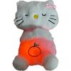 JOYBLISS Baby Breathing Capybara Soothing Plush Bear Doll with Music Lights Rhythmic Breathing Sleeping Companion Doll Baby Sleep Soother