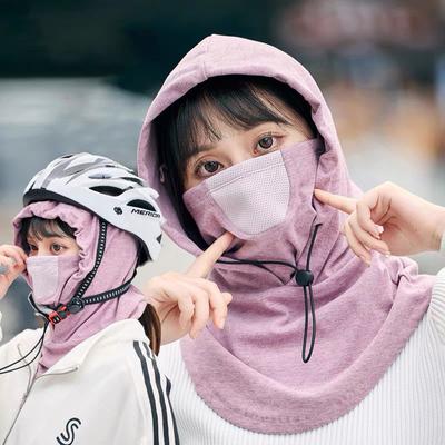 Windproof Warm Cap Winter Men Women Full Face Cover Fishing Hat With Mask Balaclava Hat Hooded Neck Warmer Hike Cycling Cap