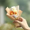 Mother's Day Gift Knitted Bouquet Finished Puff Small Bouquet Simulated Flower Yarn Flower Graduation Season Companion Gift