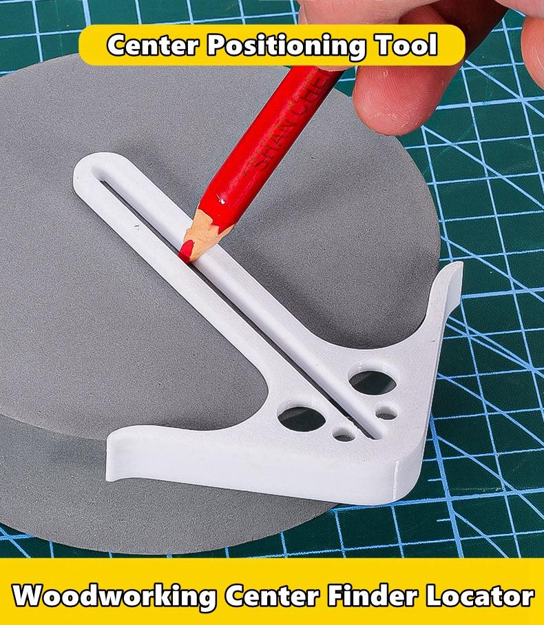 Center Finder Tool Center Locator Positioning Gauges Carpenter Tool Engraving Work Piece Centering Device Woodworking Locator