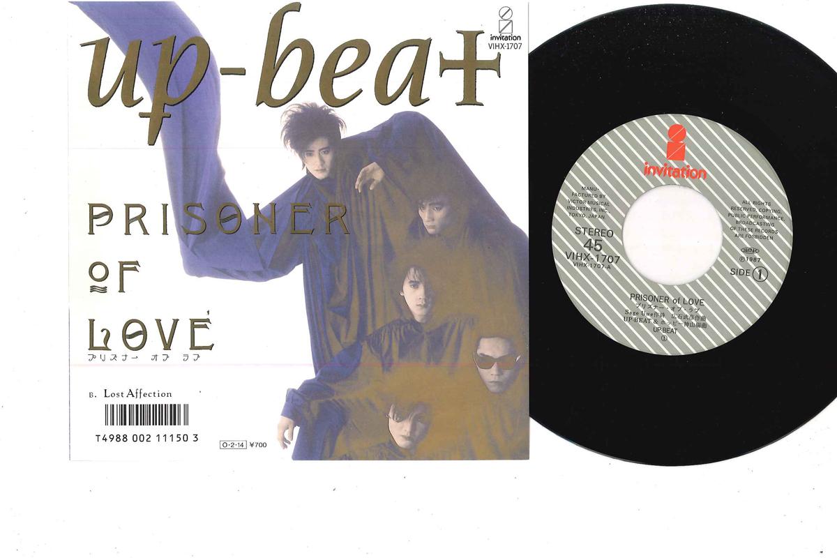 

7inch Record UP-BEAT - Prisoner Of Love / Lost Affection VIHX1707 INVITATION 1987 Japan Japanese Pop/Rock Used
