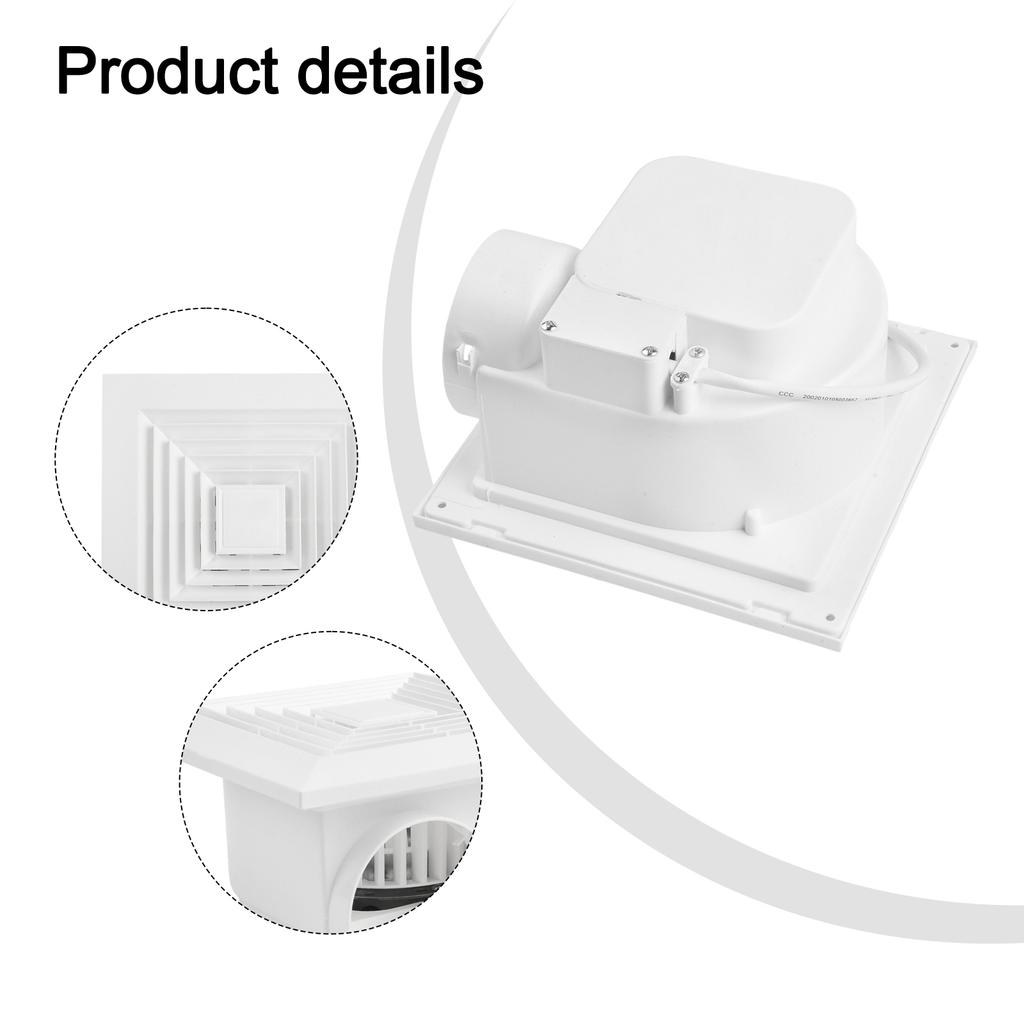 For Bathroom Energy Efficient Ceiling Fan Home Ventilation Integrated Design Moisture Removal Noise-reduction Technology