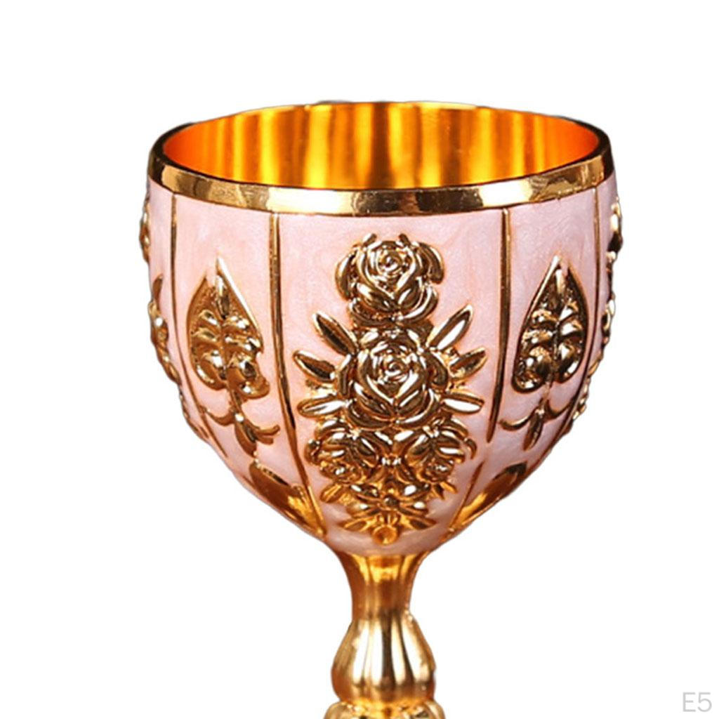 Goblet Embossed Cup Elegnt Drink