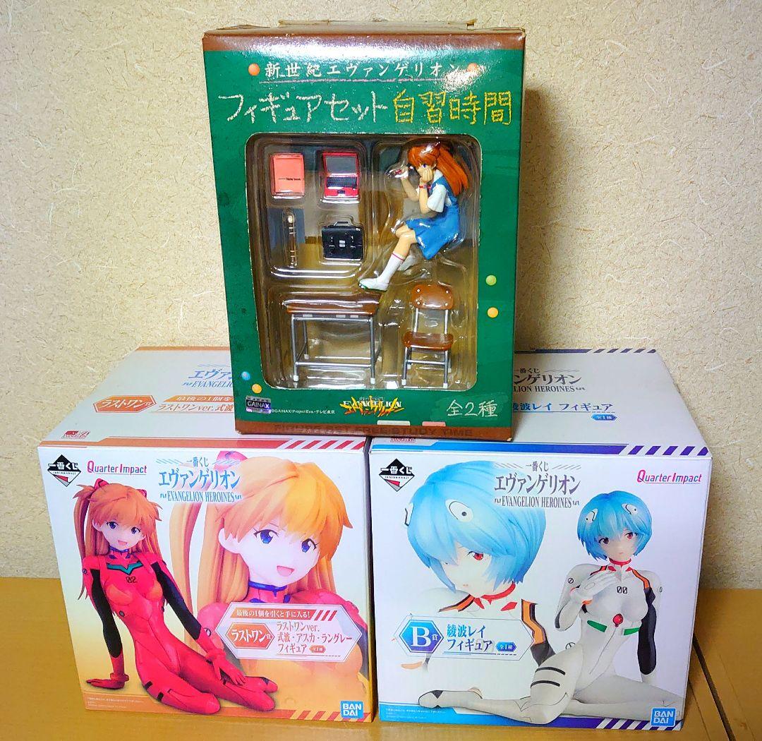 

[USED] Ichiban Kuji Evangelion Study Time Last One Asuka B Prize Rei Ayanami Uniform