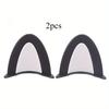 2PCS Motorcycle Helmet Decoration Cat Ear Cute Car Decoration Sticker Motorcycle Helmet Decoration (cat Ear Shaped Bread)