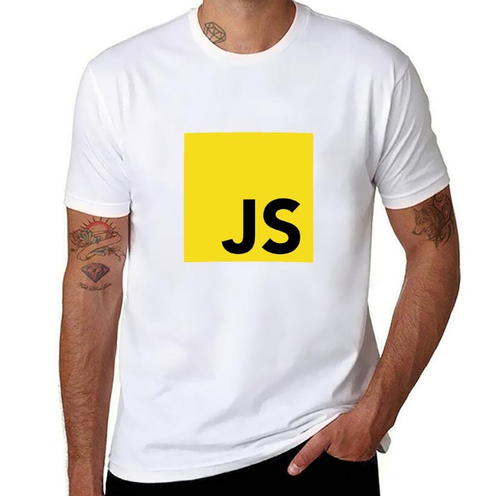 Javascript Programmer Logo Tshirt Work Outdoor Short Sleeve Tee