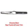 För Toyota Highlander Kluger 2003 2004 2005 2006 2007 Högkvalitativ ABS Krompläterad Bakre Bagagelucka Cover Trim Bilstyling