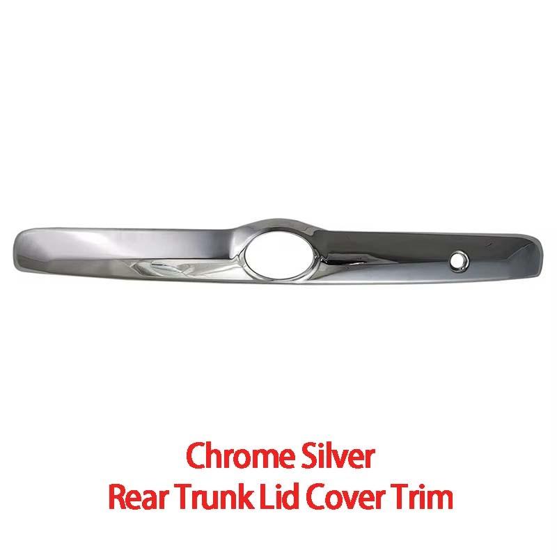 För Toyota Highlander Kluger 2003 2004 2005 2006 2007 Högkvalitativ ABS Krompläterad Bakre Bagagelucka Cover Trim Bilstyling