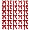 Pack of 50pcs Bowknot Ribbon Gift Wrapping And Party Decoration Multiple Color Reusable Marker Tool for Various Themes