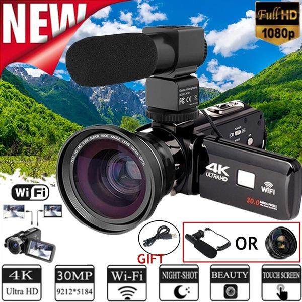 Buy 4K Camcorder Video Camera Ultra HD WiFi Digital Camera 48.0MP 3.0