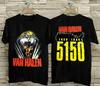 Vintage Van Halen Tour 1986 5150 Unisex Black T-Shirt Unisex T-Shirt