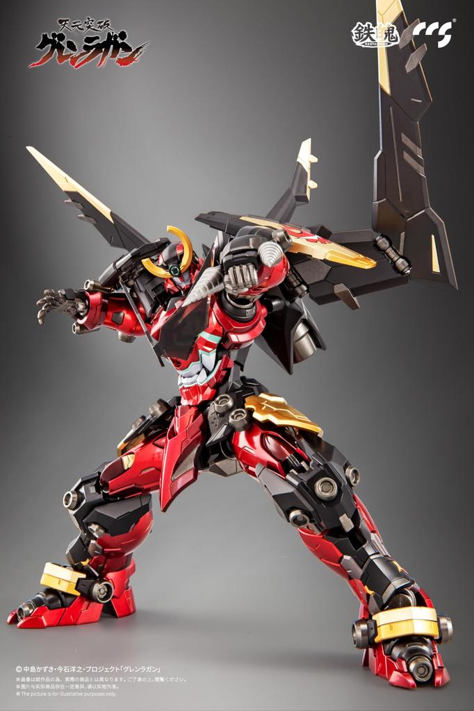 CCSTOYS MORTAL MIND Series "Gurren Lagann" Gurren Lagann PVC, ABS, POM, PV, Alloy, and Magnet Painted Movable Figure (Reissue)