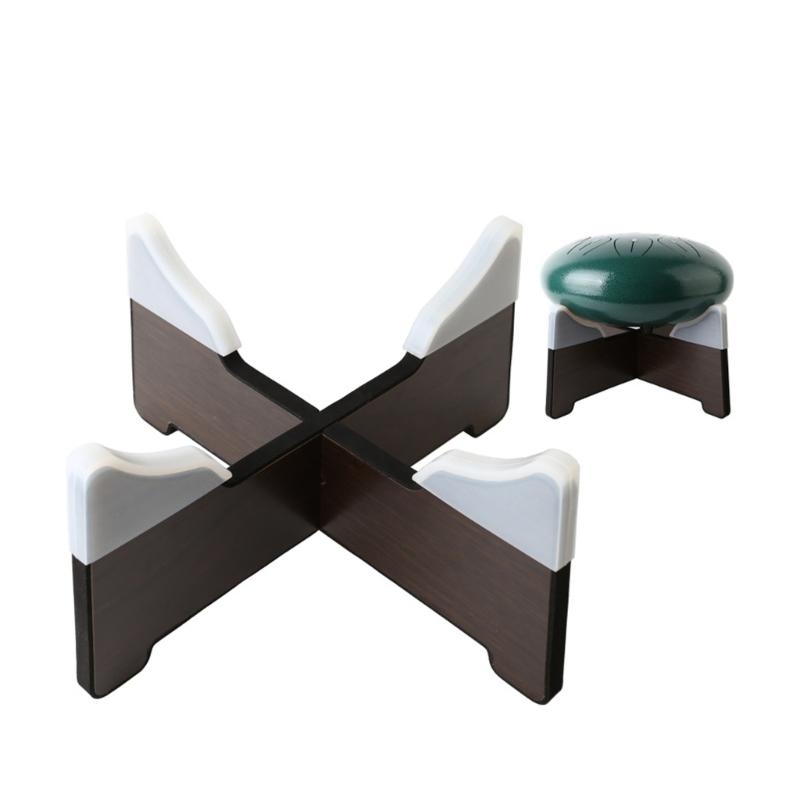 Detachable Wooden Tongue Drum Stand Portable Floor Bracket Display Rack Provides Stability For Musical Performances