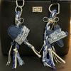 Bag Charm Braided Rope Bag Pendant Korean Love Tassel Keyring Star Keychain  Decoration