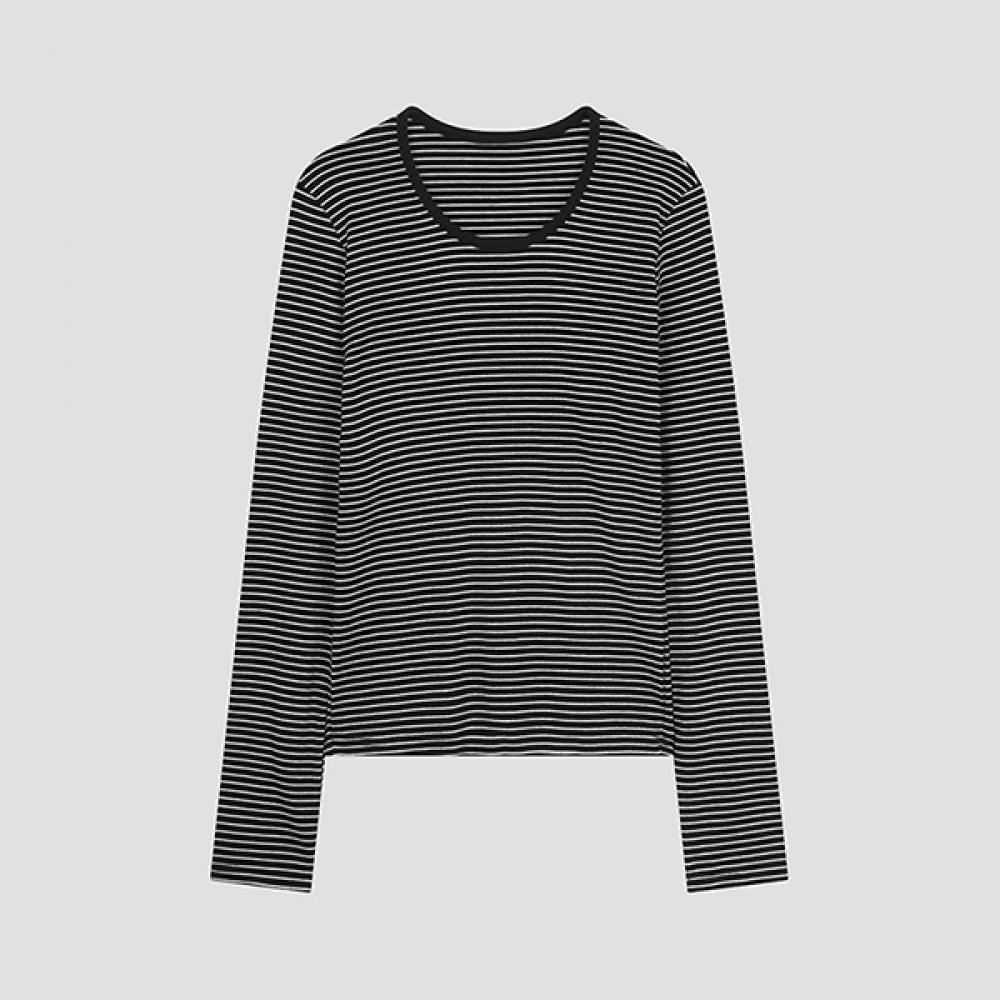 

Футболка с цветным воротником Shs Miss STripe sajTso32050 Bk blacks/00