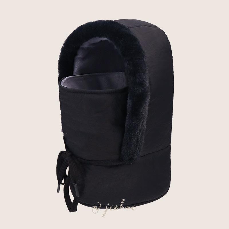 Lei Feng hat men's and women's winter riding warm mask cold wind motorcycle scarf headgear integrated hat can wear helmet
