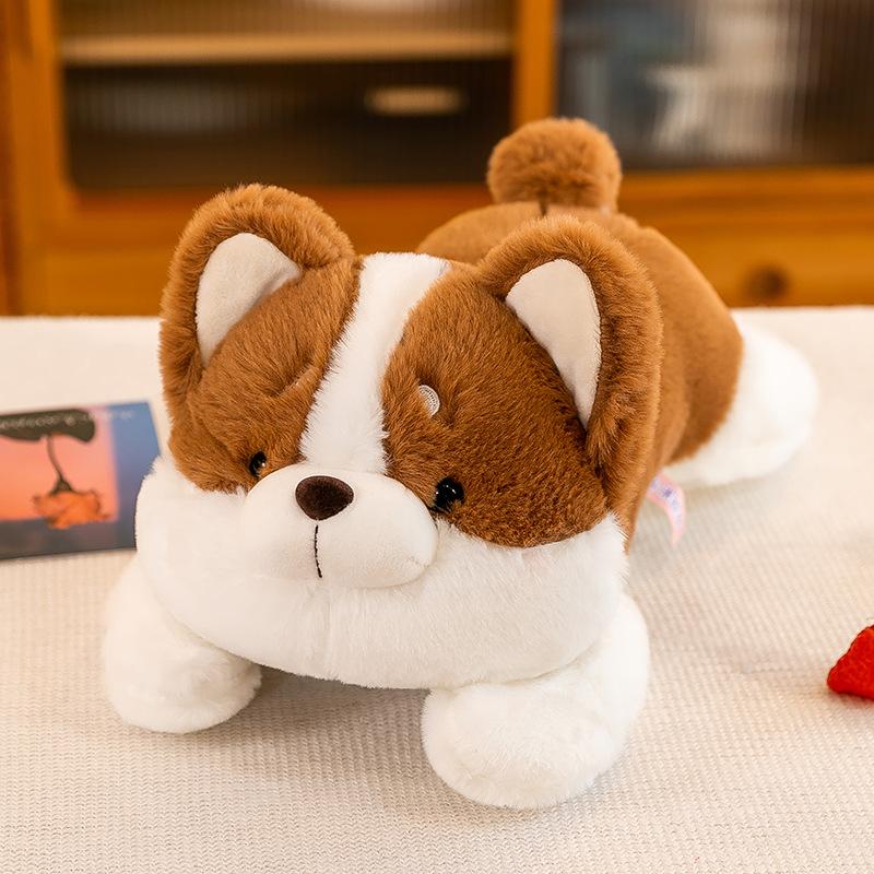 New Corgi Cute Plush Toy Doll Car Home Mall Ornaments Children's Pillow Dolls