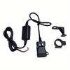 1pcs Motocycle Dual USB Charger Adapter Rearview Mirror Waterproof Power Supply Socket for IPhone Samsung Huawei