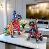 New Style Dog Ornaments Home Statue Living Room Entrance Decoration Creative Desktop Resin Crafts
