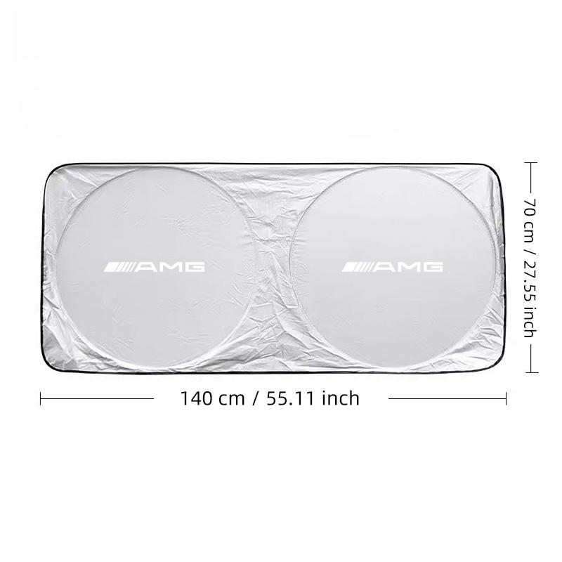 Car Windshield Sun Visor UV Sunshade Protection Shield For Mercedes Benz AMG GLE GLS CLA CLE GLC CLS GLA W223 W213 W206 W464 BH1