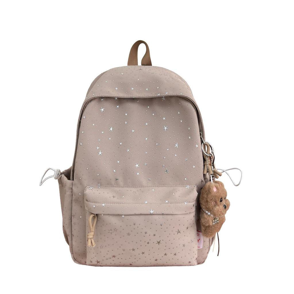 Schoolbag Backpack Large Capacity Lightweight Casual Girls High Value Computer Junior High School Boys High School Backpack College Student School Bag