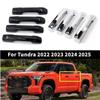4PCS For Toyota Tundra   2024 2025 Car Door Handle Cover Exterior Moulding Trim Overlay Stciker Protector Accessories