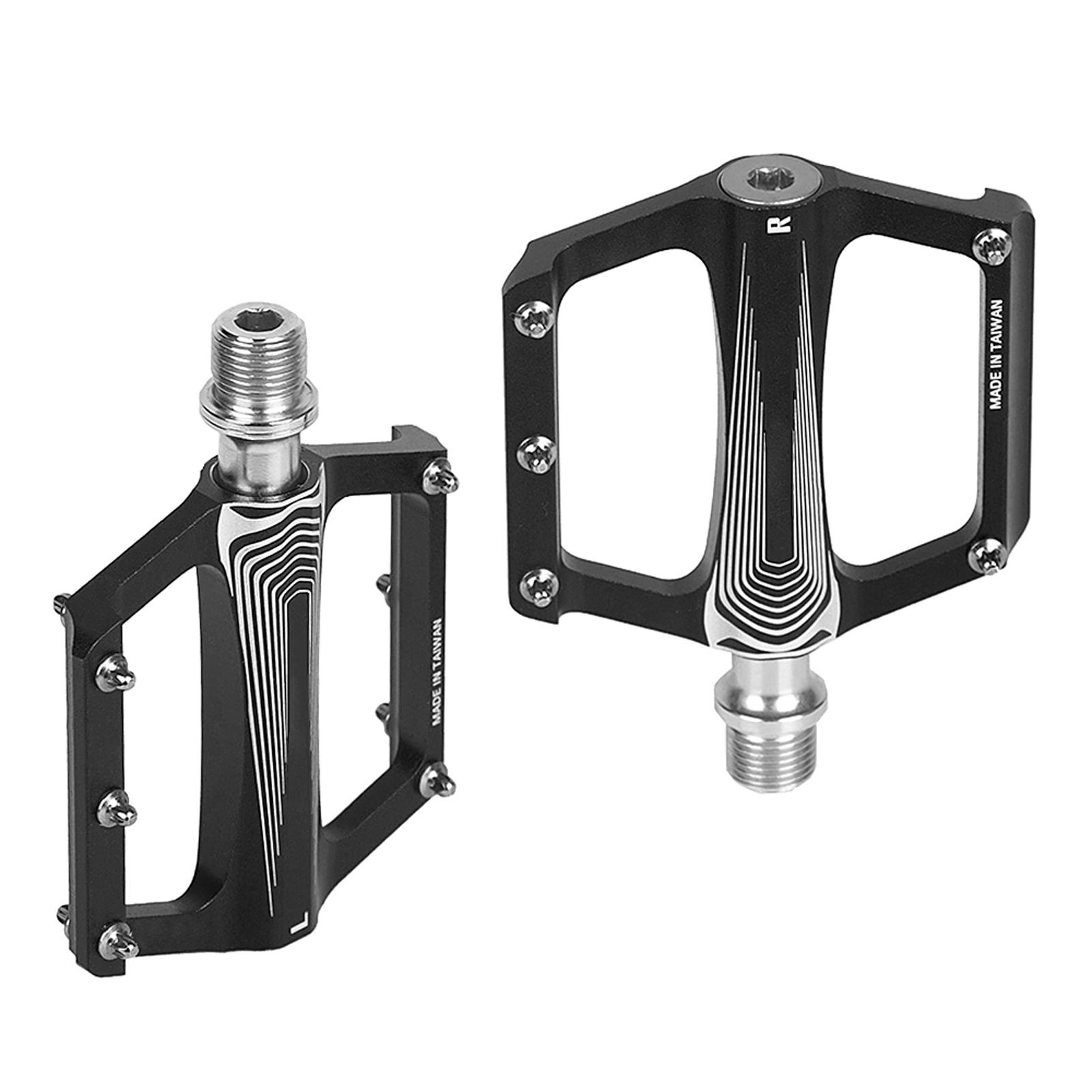 Folding Bike Pedals Aluminium Alloy Flat     Pedals Mountain Bike Pedals Cycle Road Pedals