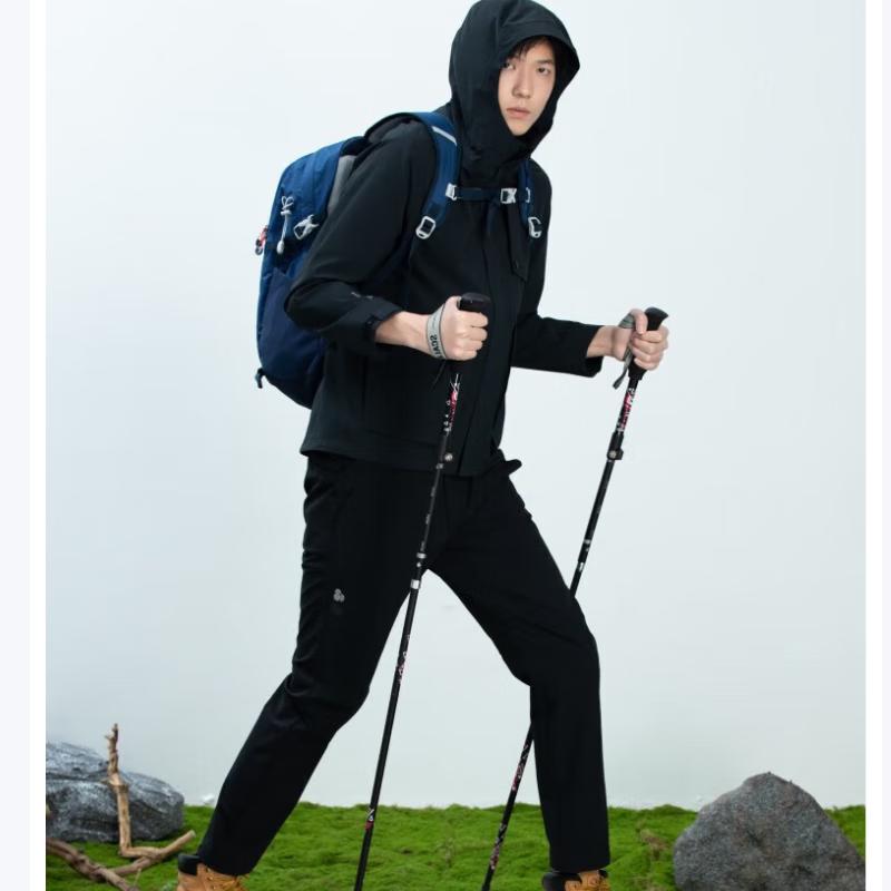 SCALER Men's Outdoor Two-Layer Windproof Hiking Jacket