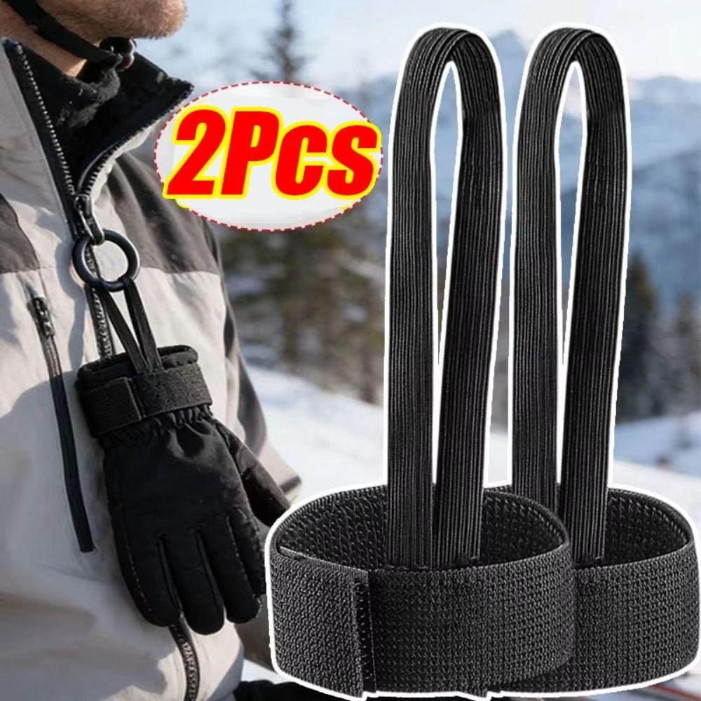 Nylon Ski Glove Wrist Strap Elastic Sport Glove Strap New Glove Holder
