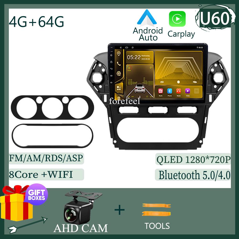 For Ford Mondeo 4 2010-2014 7862 Carplay Android Car GPS Multimedia Screen Video Radio Touch QLED Screen Bluetooth Stereo DVD BT