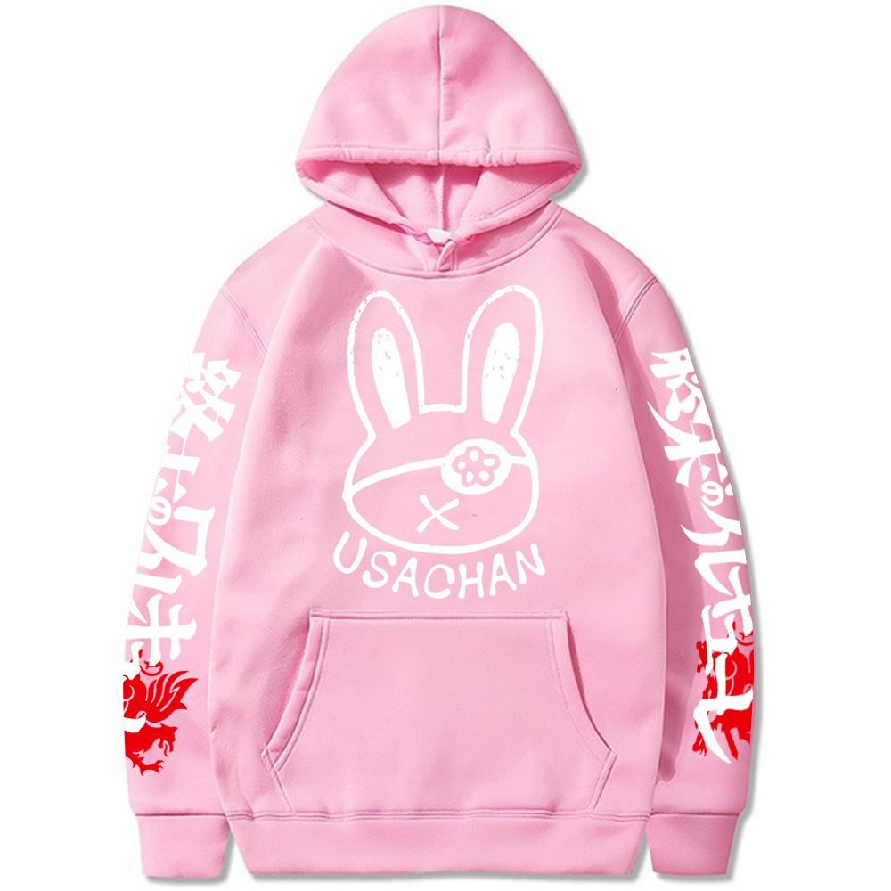 Kawaii Manga Record Of Ragnarok Usachan Anime Bluza Długi Rękaw Sweter Harajuku Mężczyźni Kobiety Sam Oversized Casual Bluzy z Kapturem