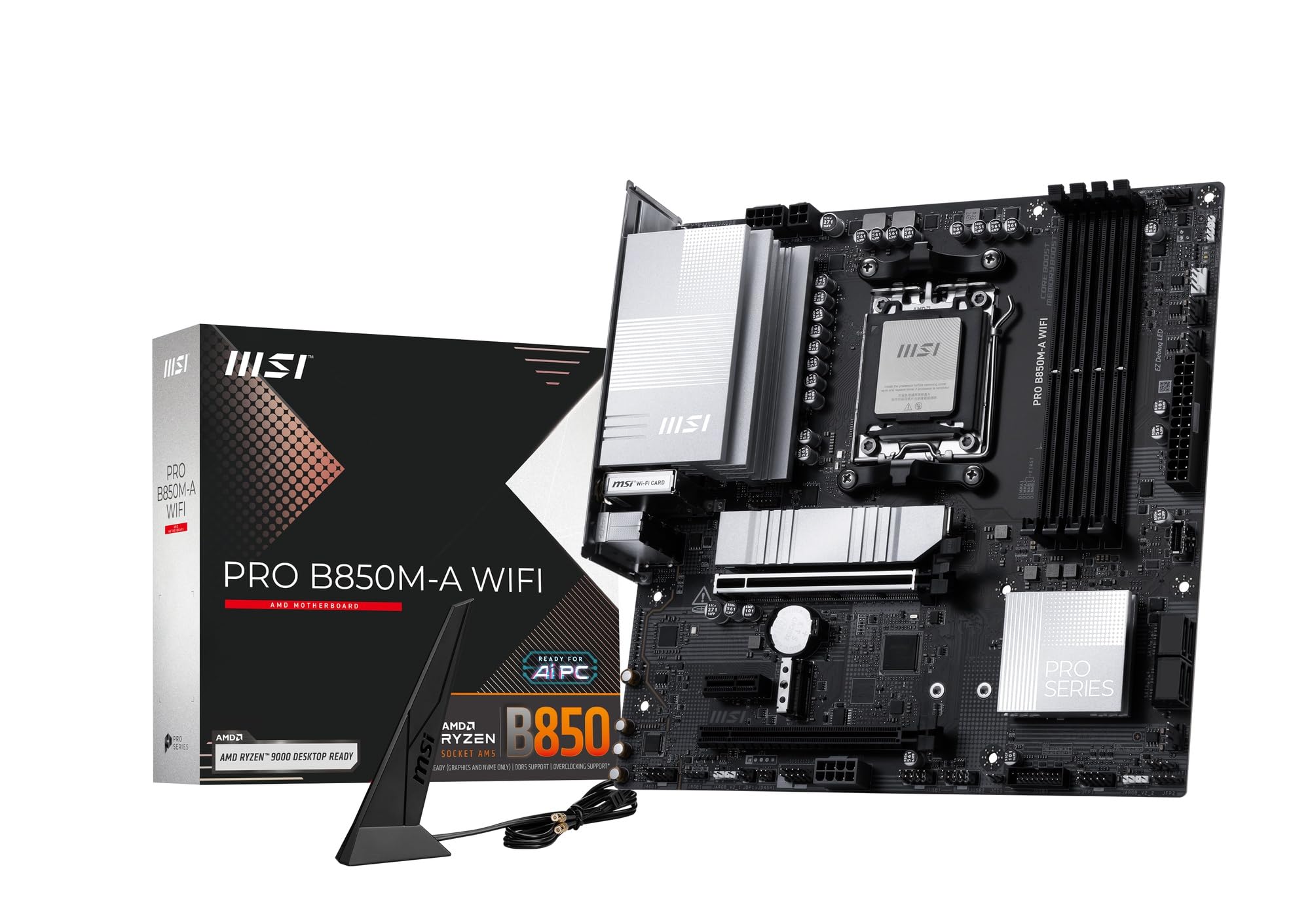 

MSI PRO WIFI Motherboard PRO WIFI MB6785 B850M-A Micro-ATX B850M-A