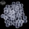 50set Plastic Snaps Fasteners Press Studs Size T5 Caps Button For Clothes Clips Garment Accessories Clear KAM Resin Snap Buttons