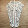 1pcs/lot Water-soluble Pure Cotton Mesh Embroidery Collar Flower; Finished Shirt Lace Embroidery Collar; Mesh Lining Material.