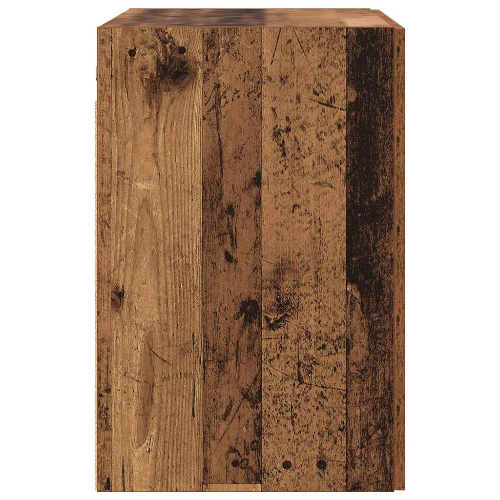 Wall Cabinet Reclaimed Wood 80 X 42.5 X 64 Cm Engineered Wood