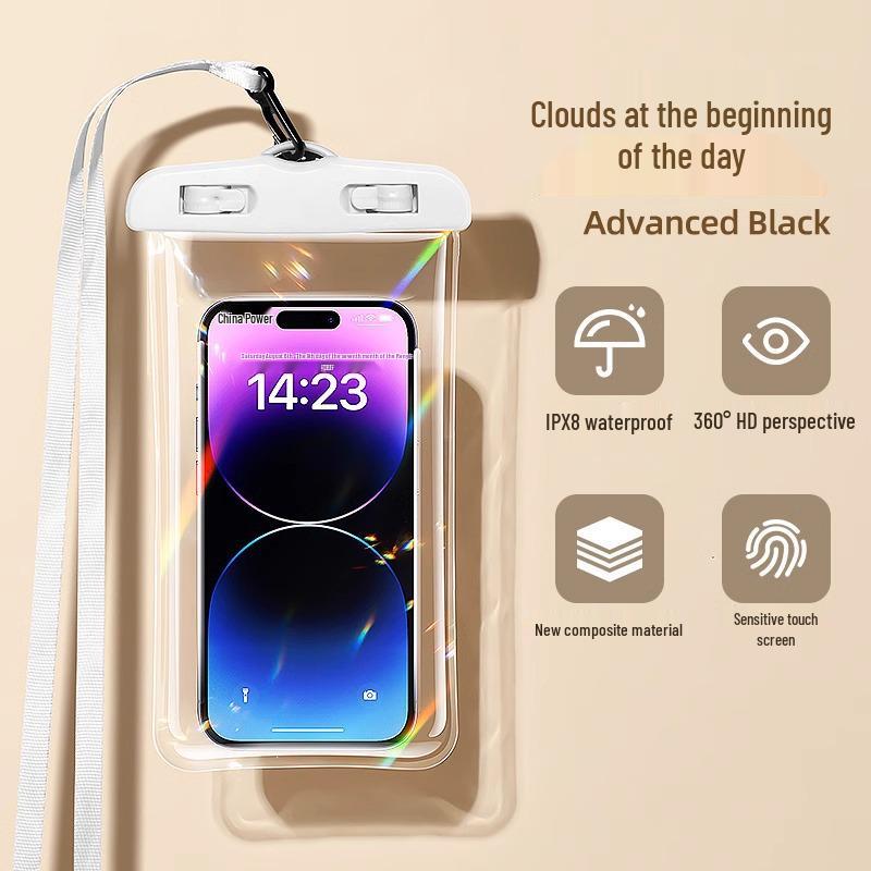 Triple-Sealed HD Touchscreen Waterproof Phone Pouch for Swimming and Hot Springs