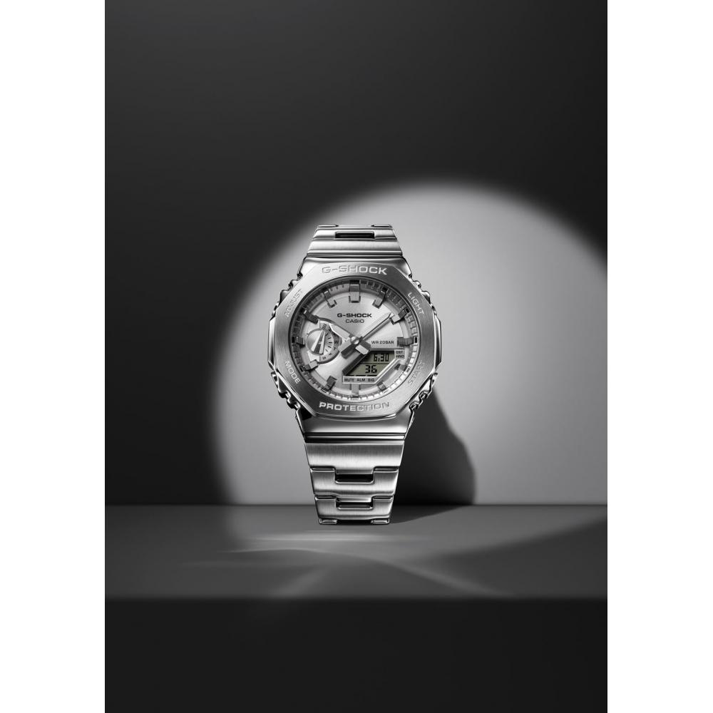 G-SHOCK [Casio] Watch Metal Bezel Band Model GM-2110D-7AJF Men's Silver