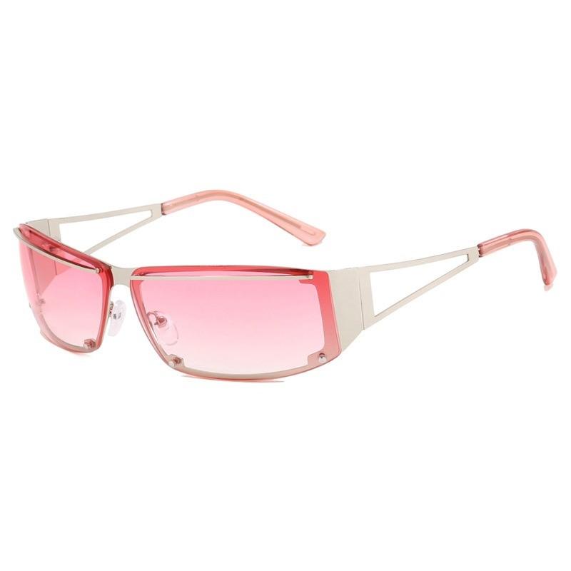 Y2k Sunglasses Women Fashion Brand Designer Gradient Goggle Sun Glasses Men Steam Punk Glasses Shades Eyewear Mirror Eyeglasses