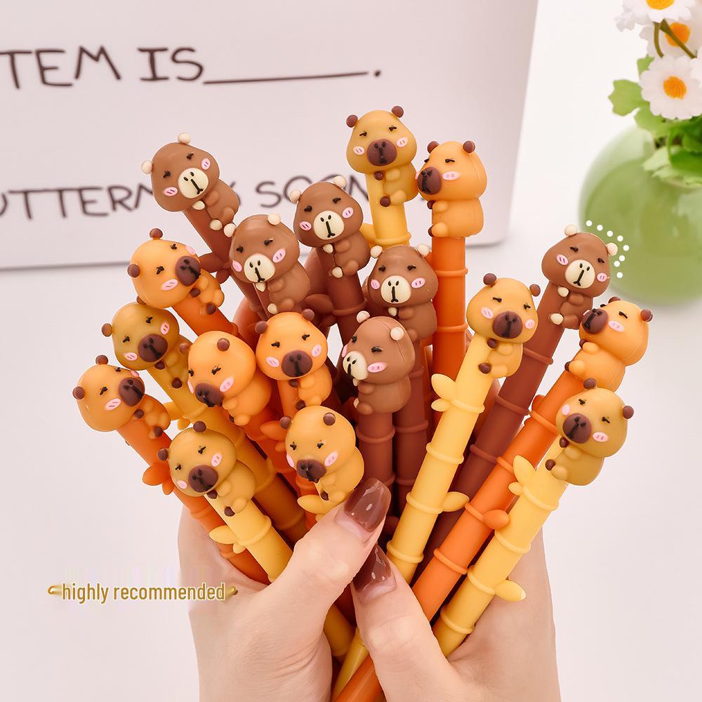 Capybara Cute Brush Pen - Creative Stationery Gift for Students