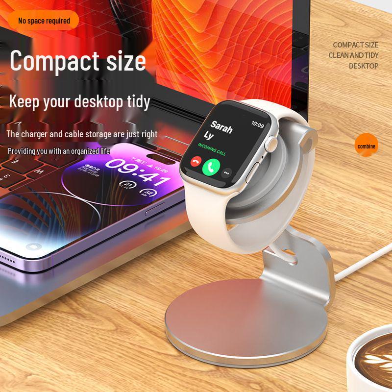 Aluminum Alloy Apple Watch Stand & Charging Dock for iWatch 8/SE/Ultra